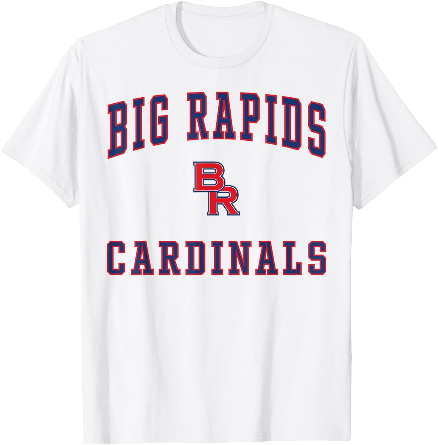 Big Rapids High School Cardinals T-Shirt - T-Shirt | White