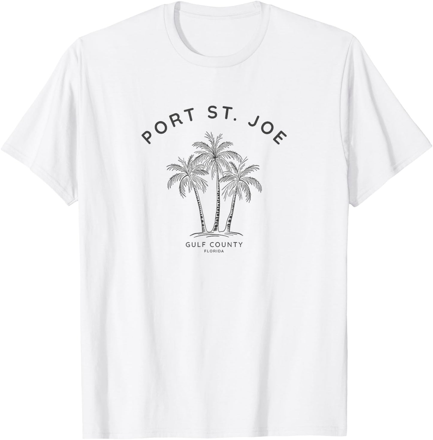 Port St. Joe Florida FL Beach Vacation 70s Vintage Palm Tree T-Shirt - T-Shirt | White