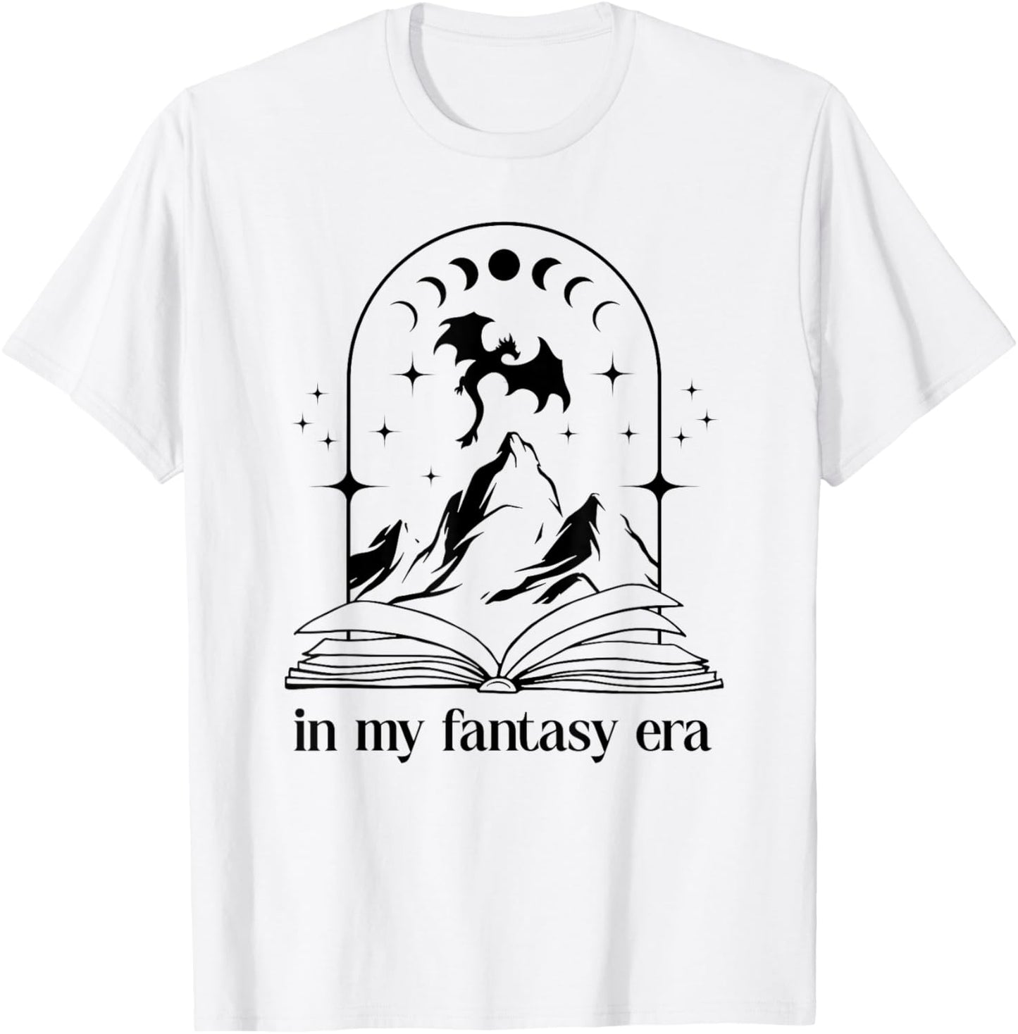 In My Fantasy Era Shirt,Smutty Book Dragon In My Fantasy Era T-Shirt - T-Shirt | White