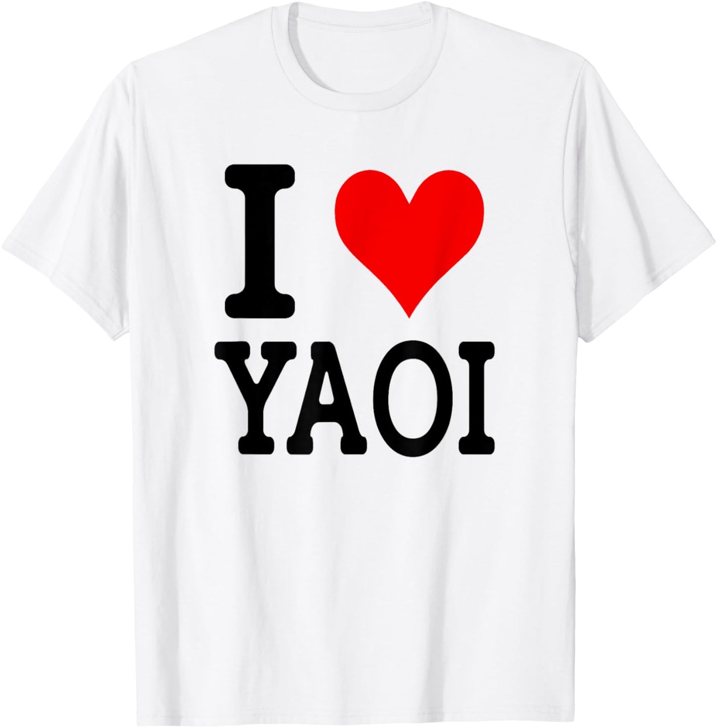I Love Yaoi T-Shirt - T-Shirt | White