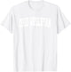 Ohio Wesleyan University Battling Bishops School Name Arch T-Shirt - T-Shirt | White