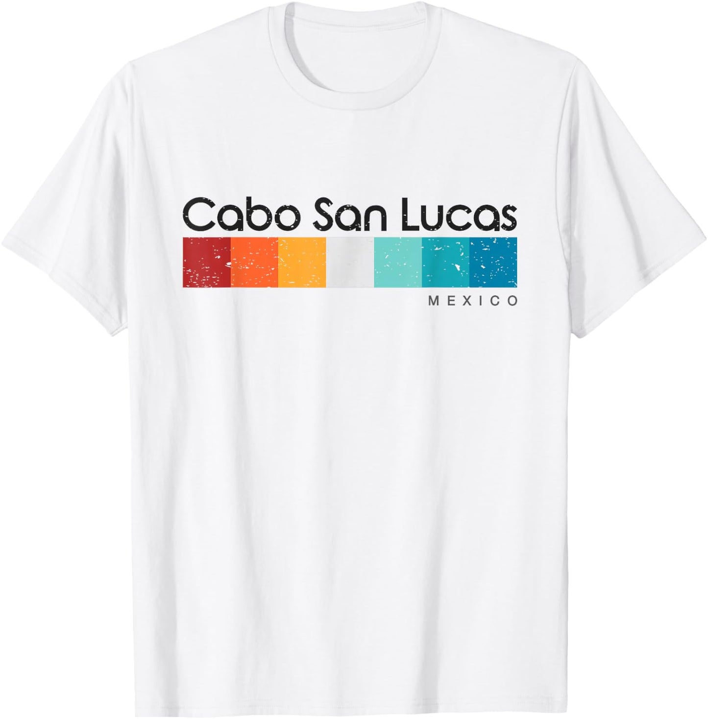 Vintage Cabo San Lucas Mexico Retro Design T-Shirt - T-Shirt | White