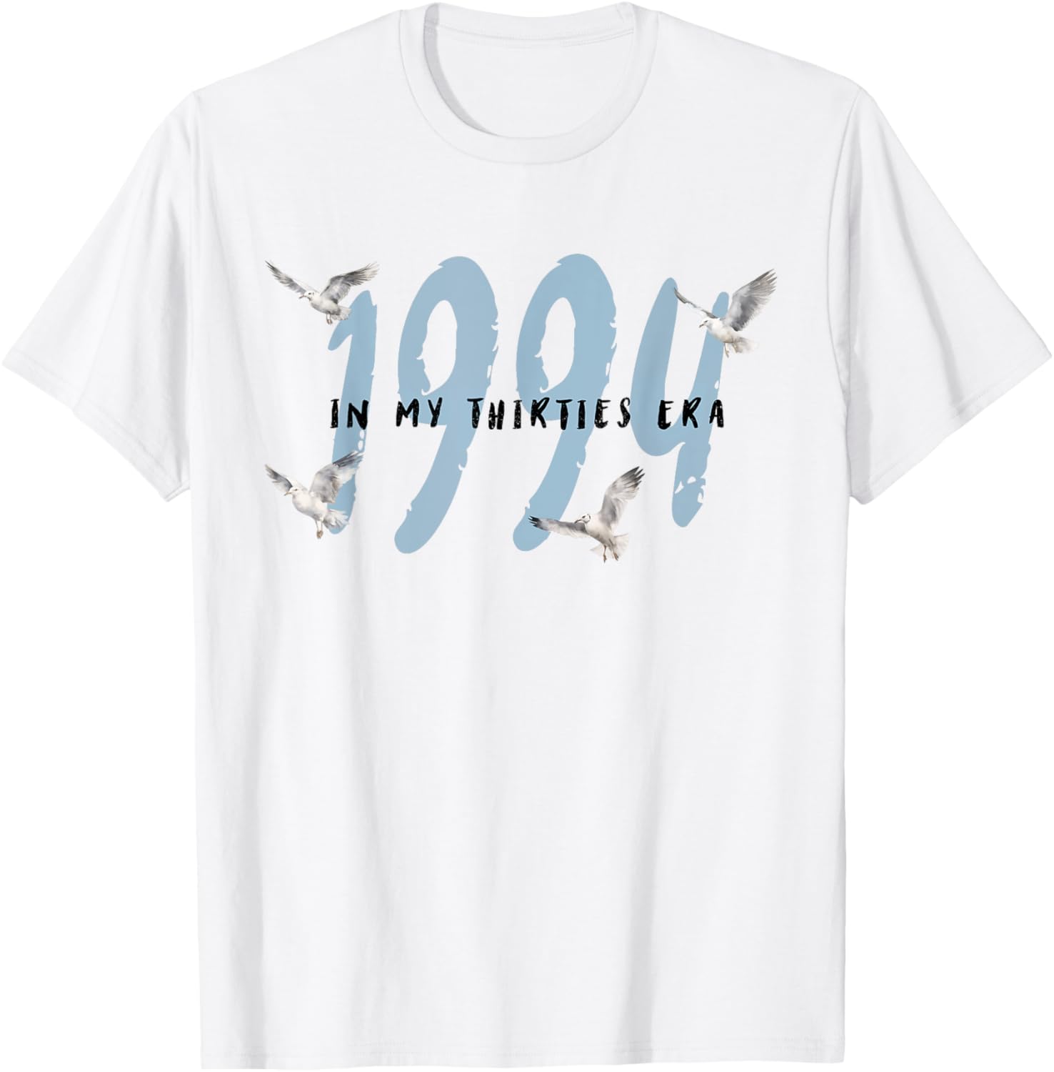 In My Thirties Era Happy 30s Birthday Retro Groovy Men Women T-Shirt - T-Shirt | White
