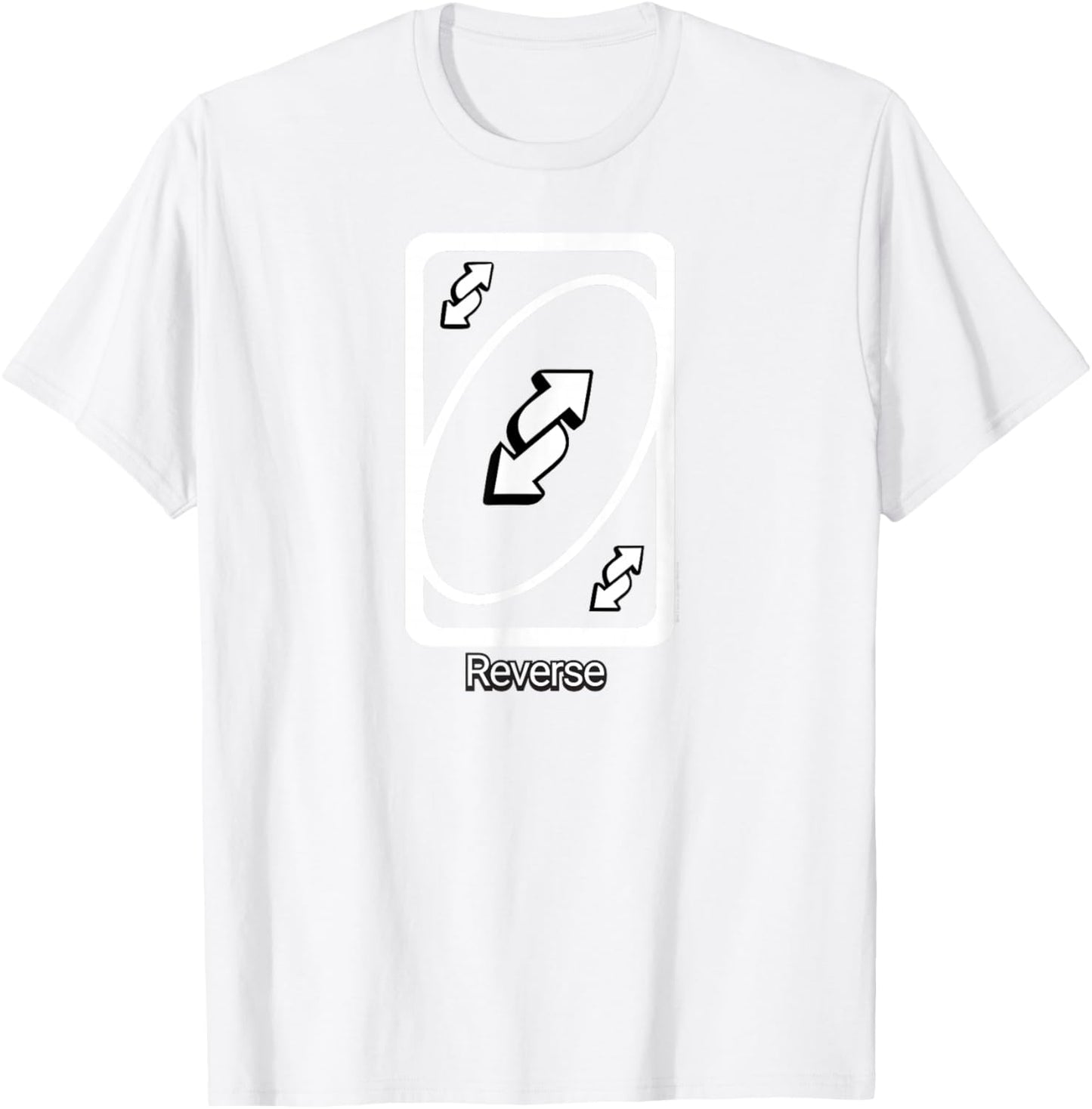 UNO - Reverse Card T-Shirt - T-Shirt | White