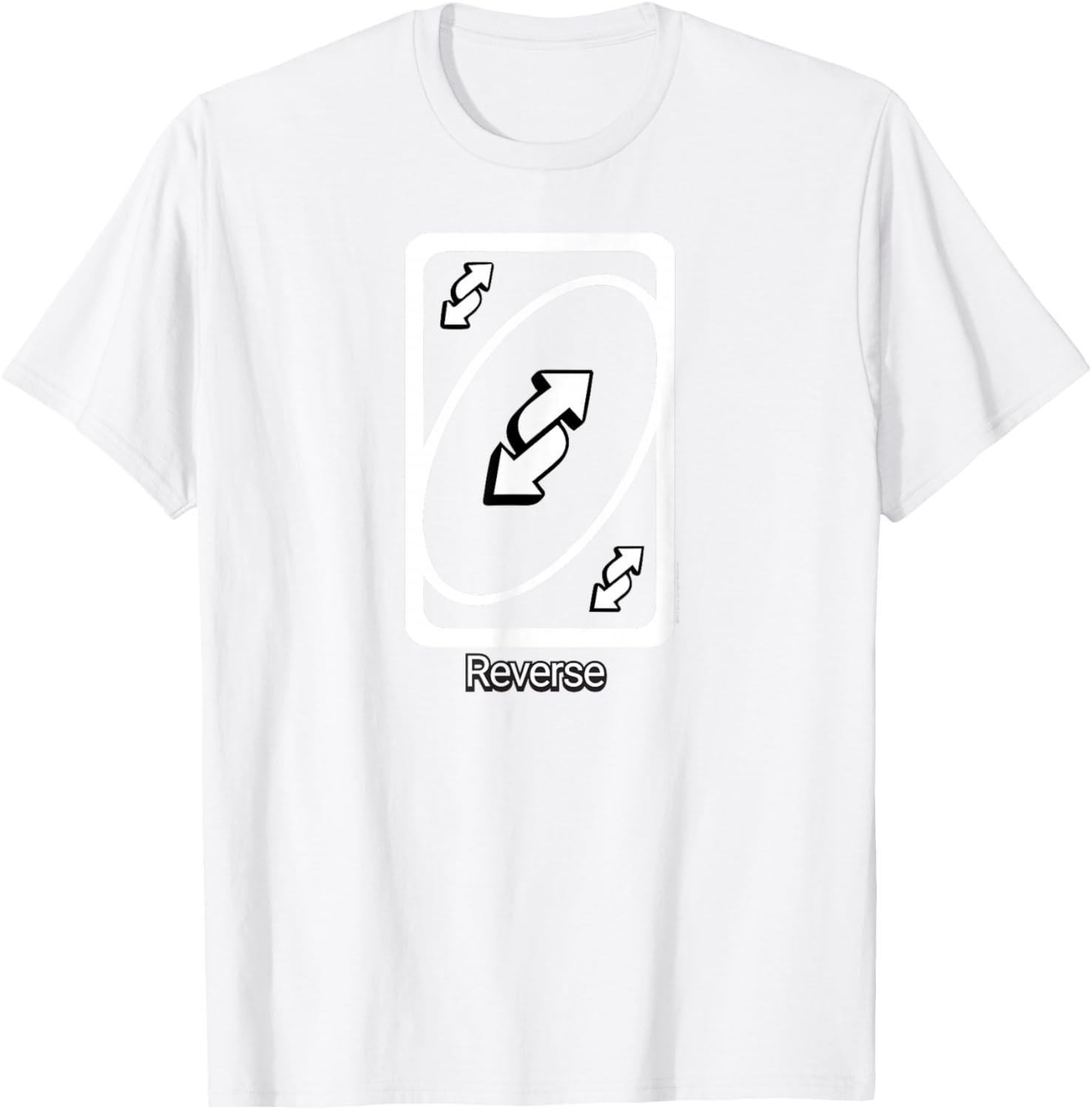 UNO - Reverse Card T-Shirt - T-Shirt | White