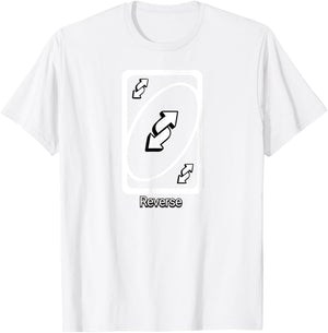 UNO - Reverse Card T-Shirt - T-Shirt | White