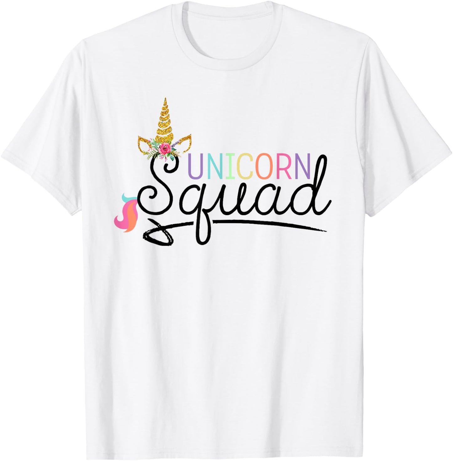 Unicorn Squad T-Shirt - T-Shirt | White