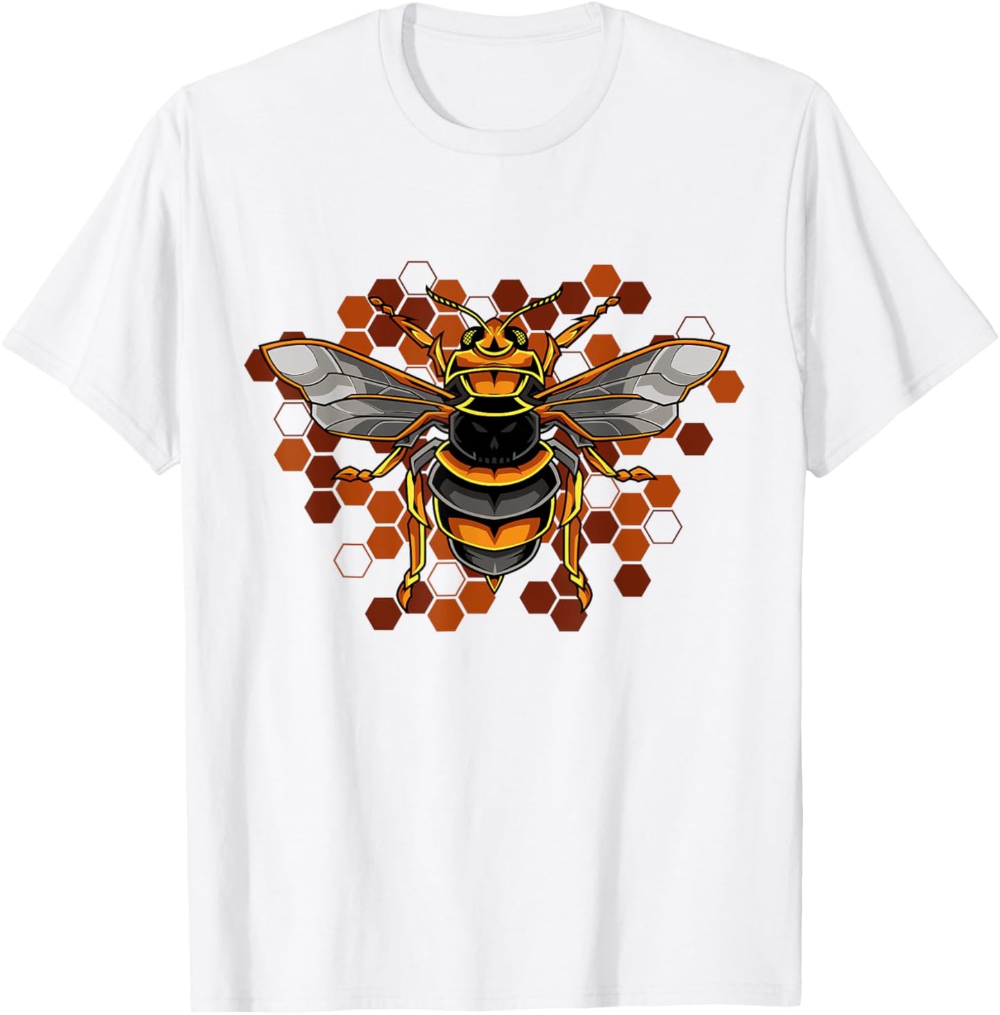 Bee Keeper Shirt Honeycomb Honey Vintage Beekeeping T-Shirt - T-Shirt | White
