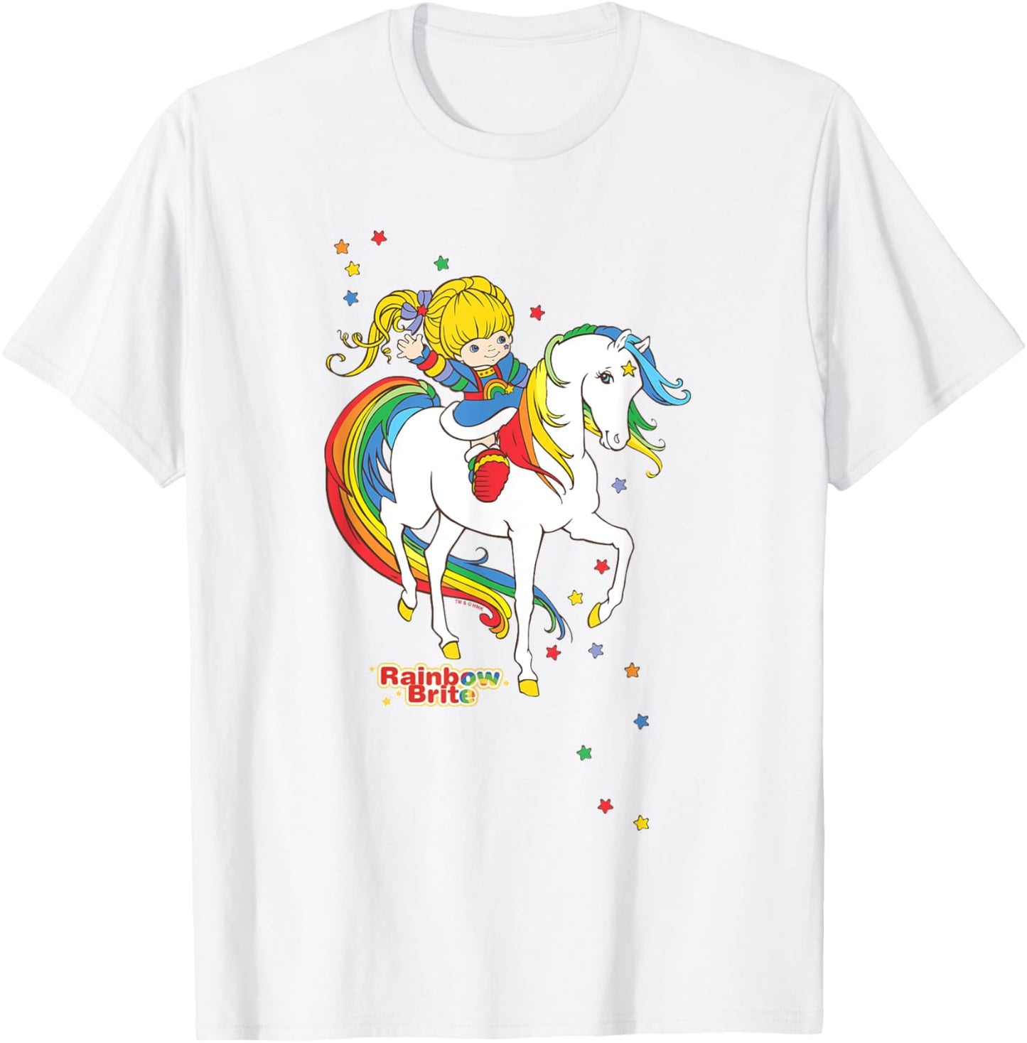 Rainbow Brite & Starlite Best Friends Vintage Sparkle Duo T-Shirt - T-Shirt | White