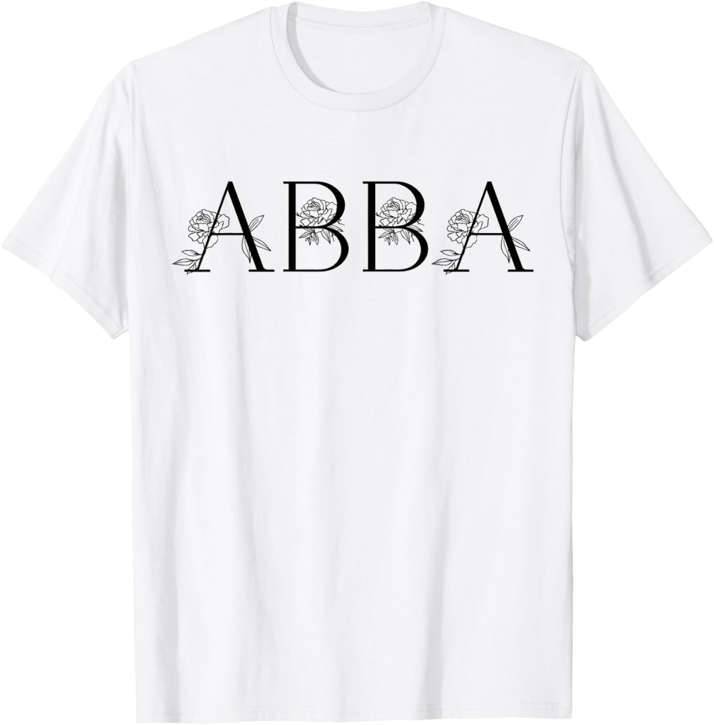 Abba Name Women Men Kids Abba Birthday Shirt Gift Abba Name T-Shirt - T-Shirt | White