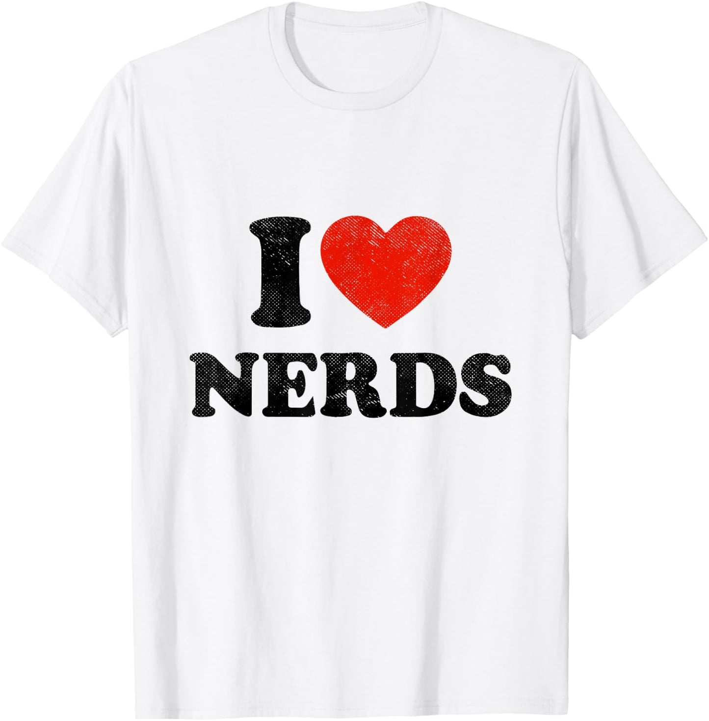 I Love Nerds Outfit Girls I Heart Nerds T-Shirt - T-Shirt | White