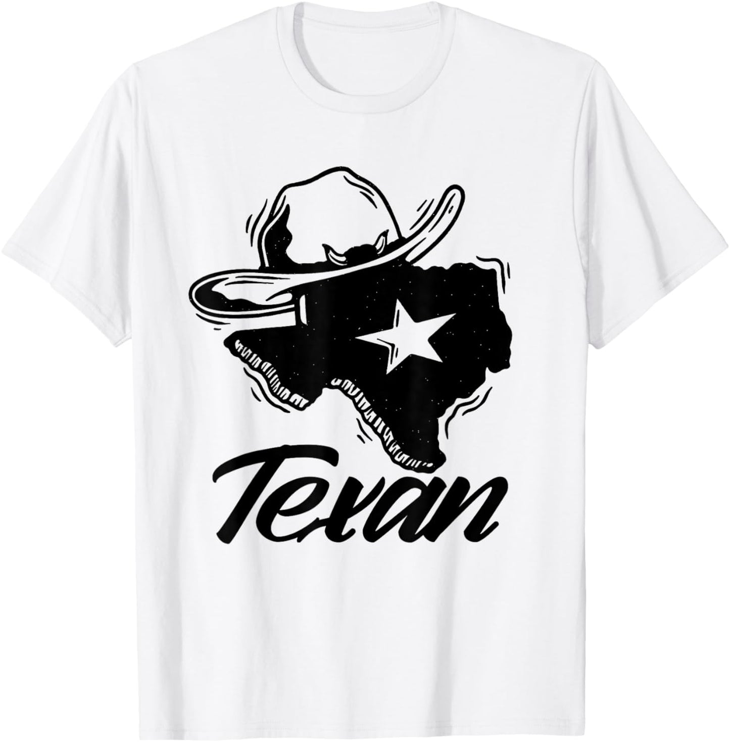 Texan Texas Patriotic Pride T-Shirt - T-Shirt | White