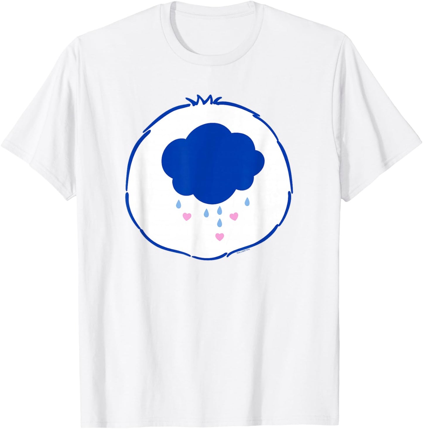 Care Bears Halloween Grumpy Bear Cloudy Badge Costume T-Shirt - T-Shirt | White