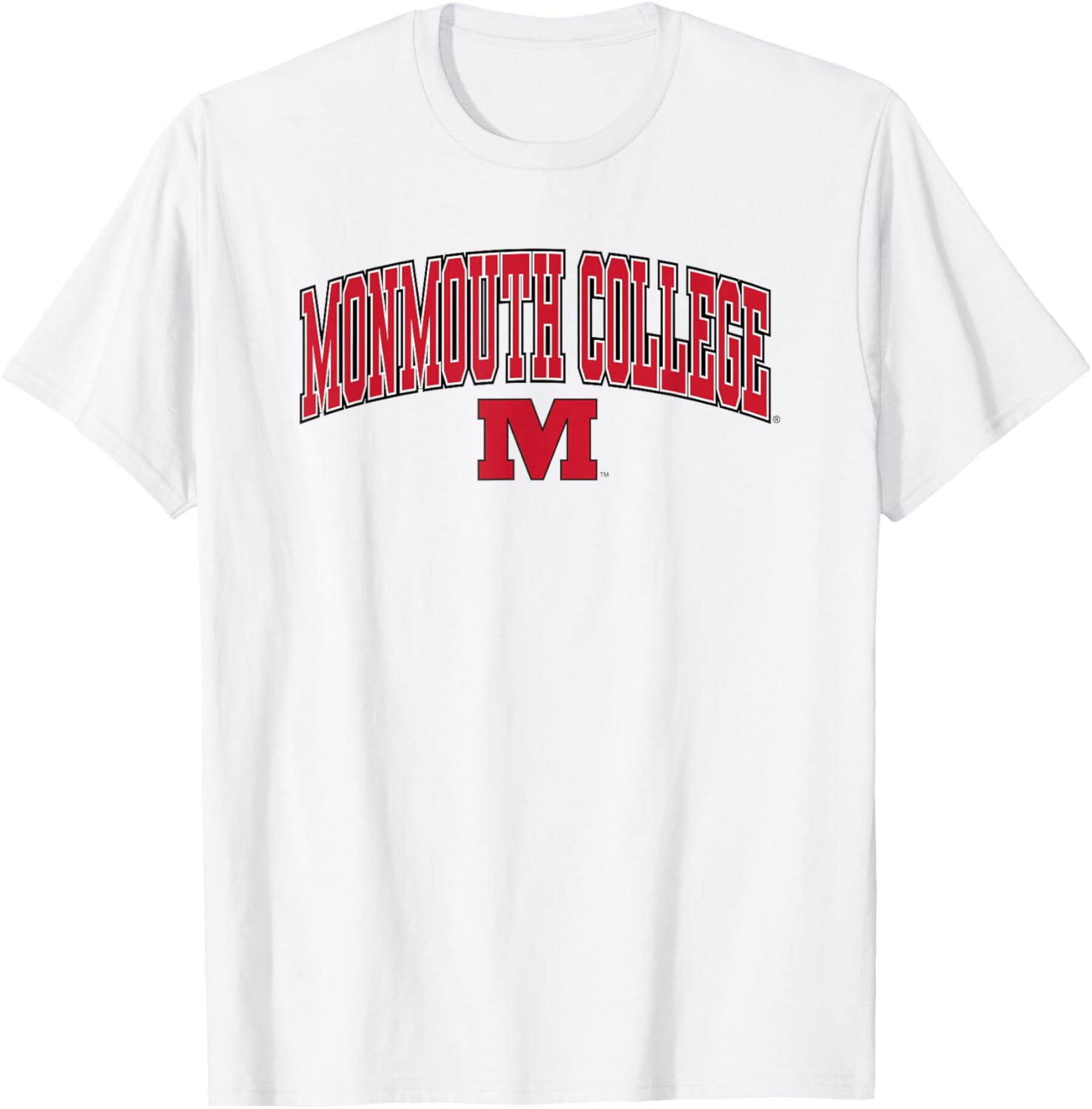 Monmouth College Fighting Scots Arch Over T-Shirt - T-Shirt | White