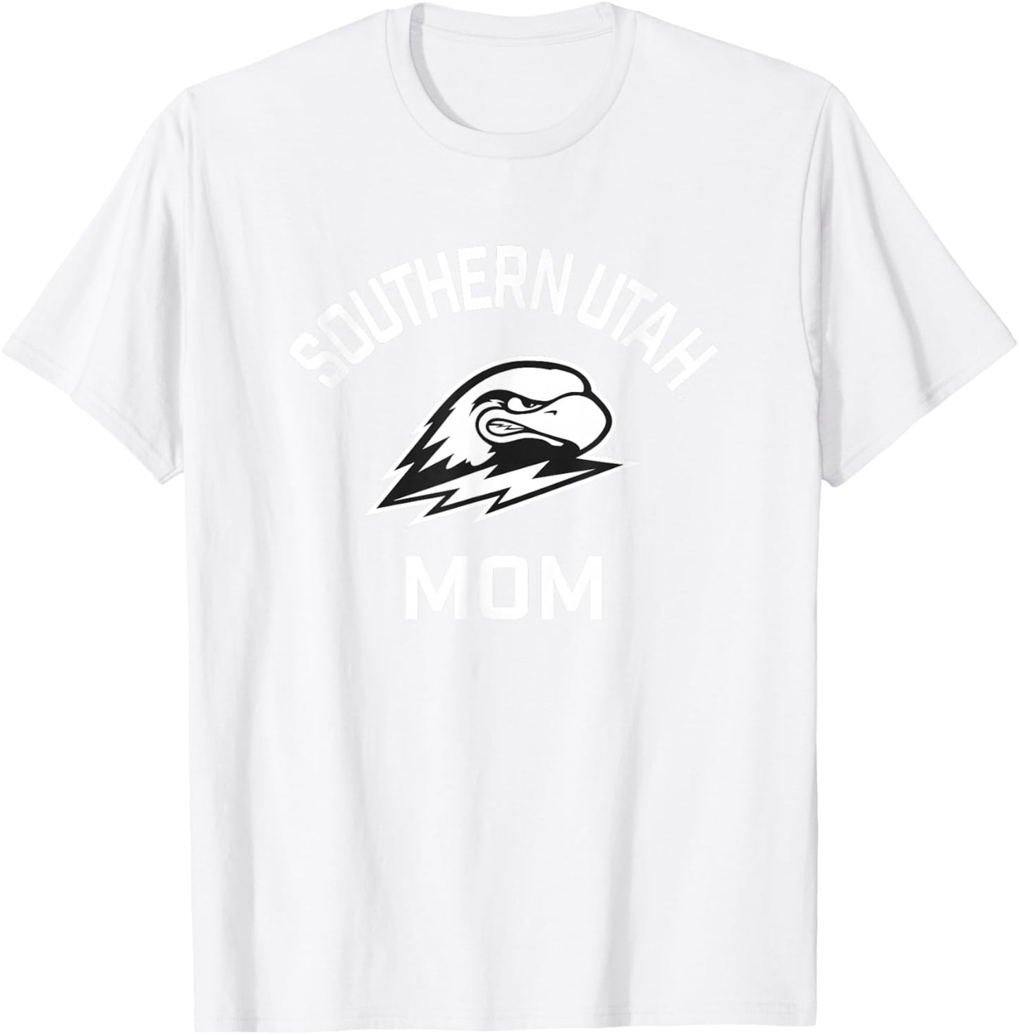 Southern Utah University Thunderbirds Arched Mom T-Shirt - T-Shirt | White