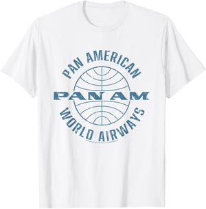 Pan Am Pan American World Airways T-Shirt - T-Shirt | White