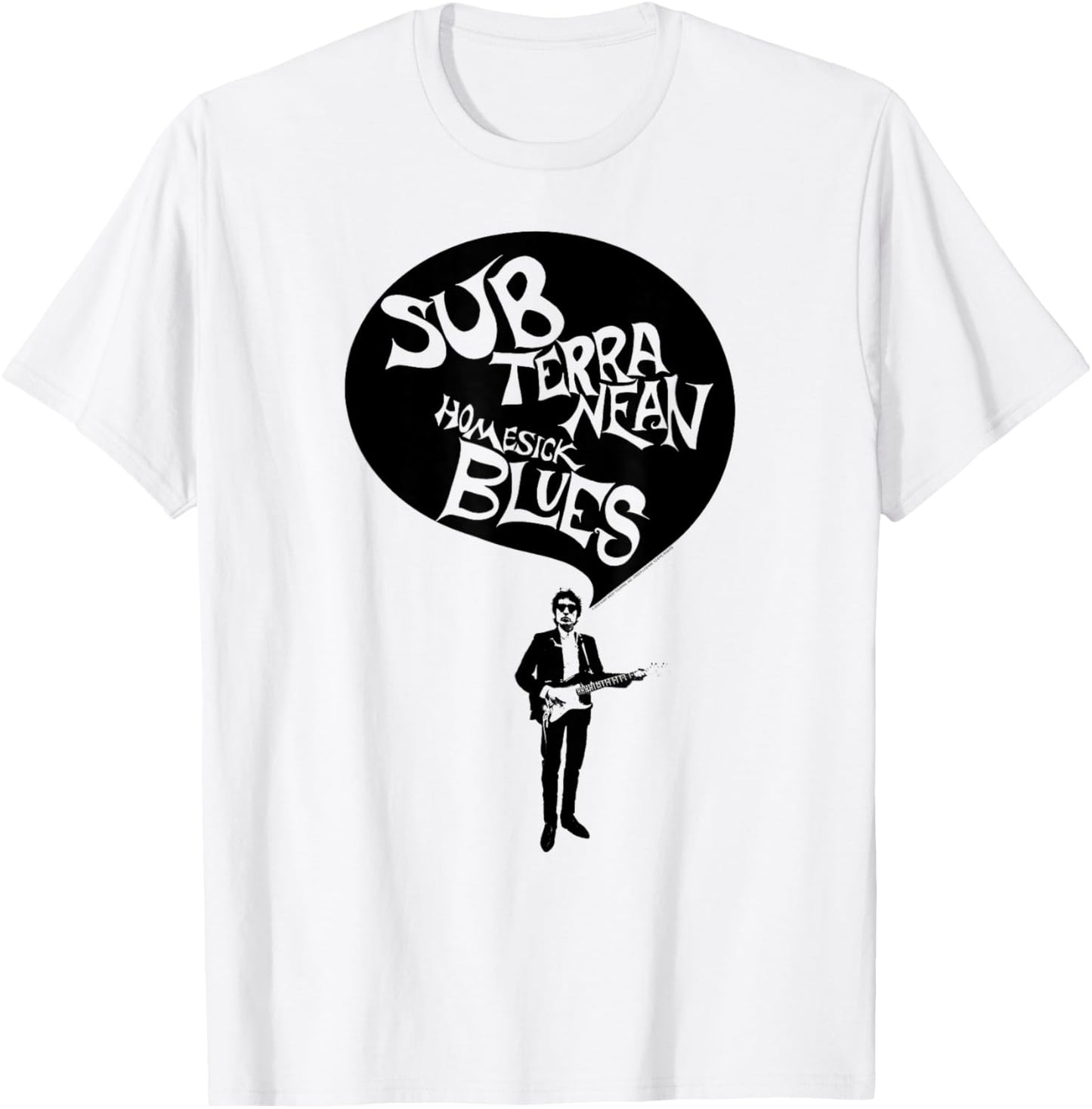 Bob Dylan Offizielles Subterranean Homesick Blues , Erwachsene und Kinder, Grau, S T-Shirt - T-Shirt | White