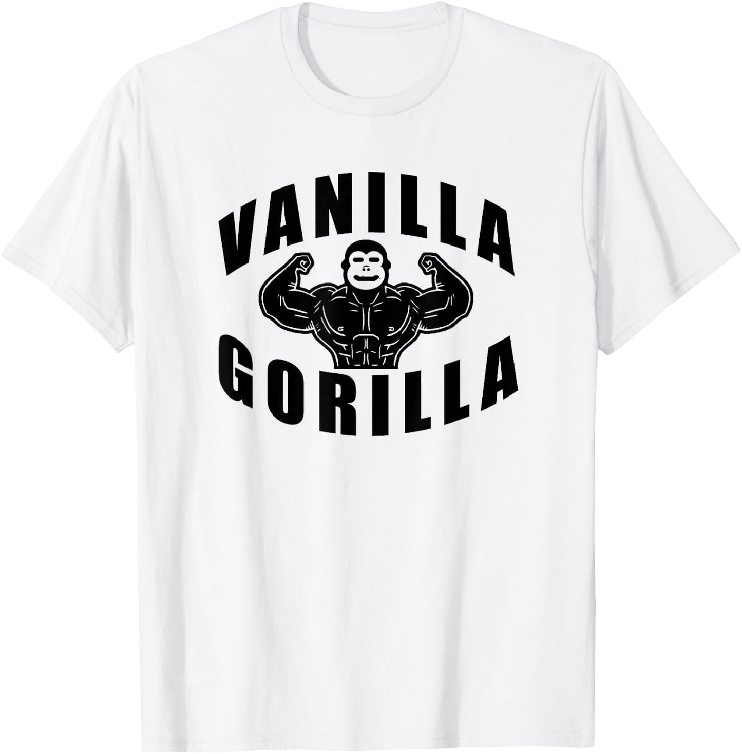 Vanilla Gorilla Muscle T-Shirt - T-Shirt | White