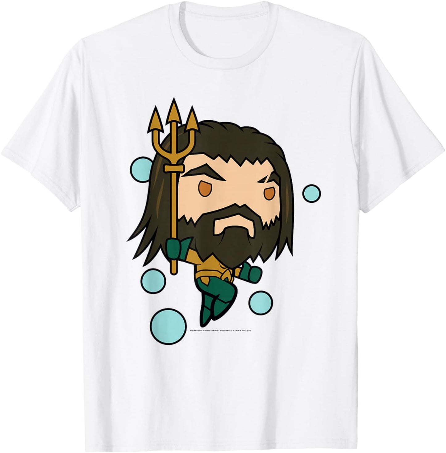 Aquaman Movie Chibi Aquaman T-Shirt - T-Shirt | White