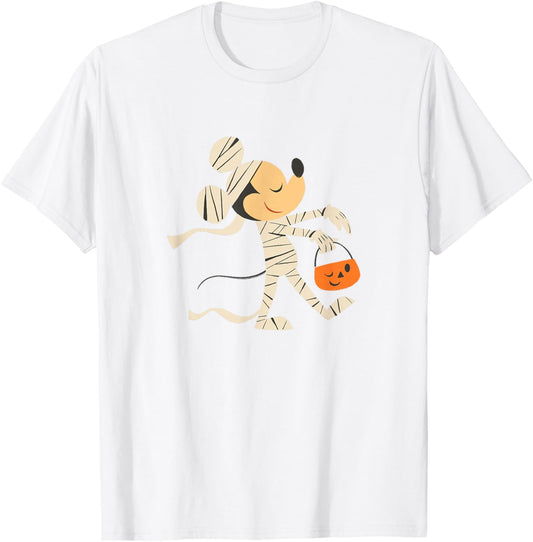 Disney Mickey and Friends Halloween Walking Mummy Costume T-Shirt - T-Shirt | White