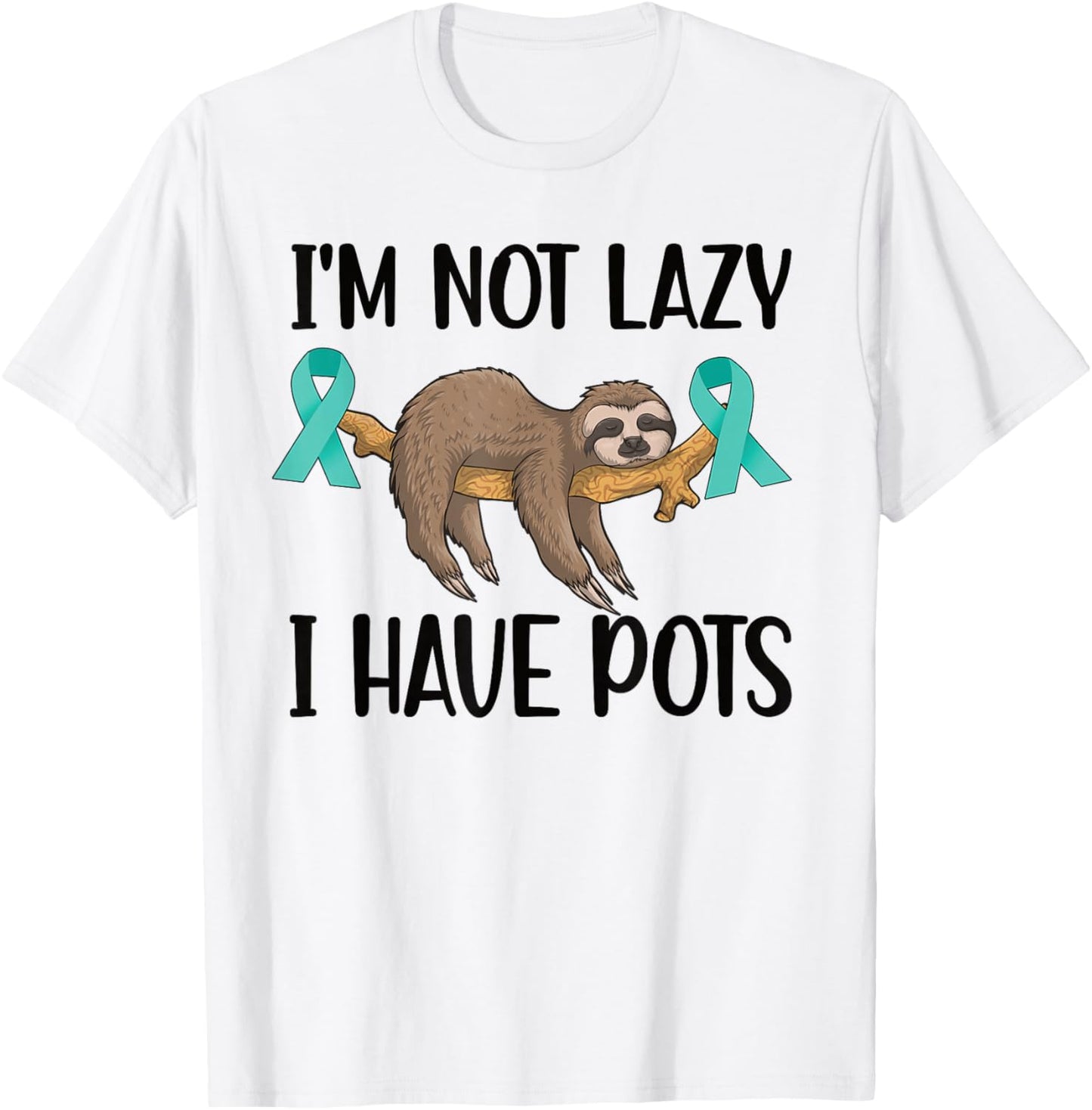 POTS Warrior Postural Orthostatic Tachycardia Syndrome T-Shirt - T-Shirt | White