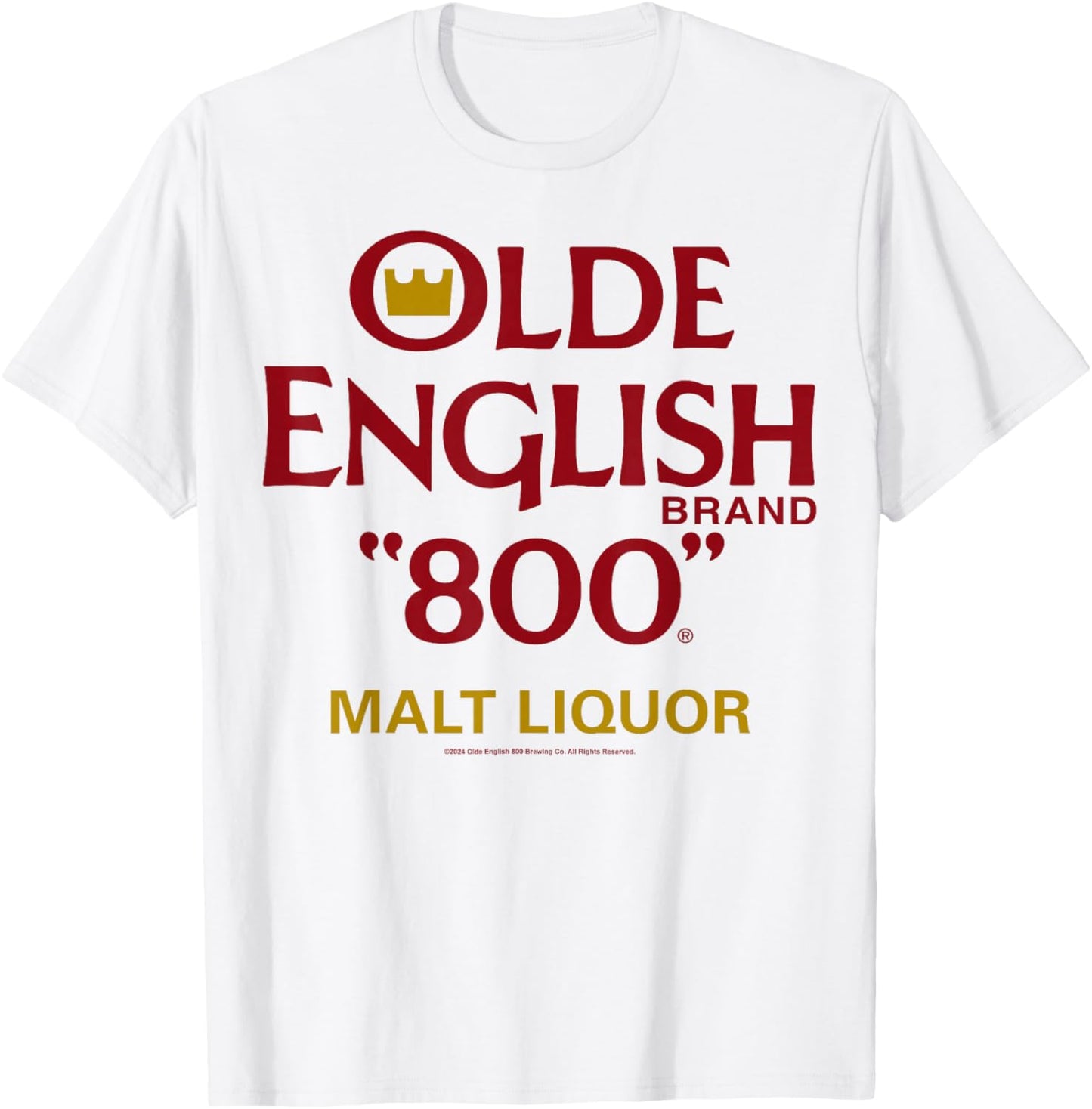 Old English 800 Malt Liquor T-Shirt - T-Shirt | White