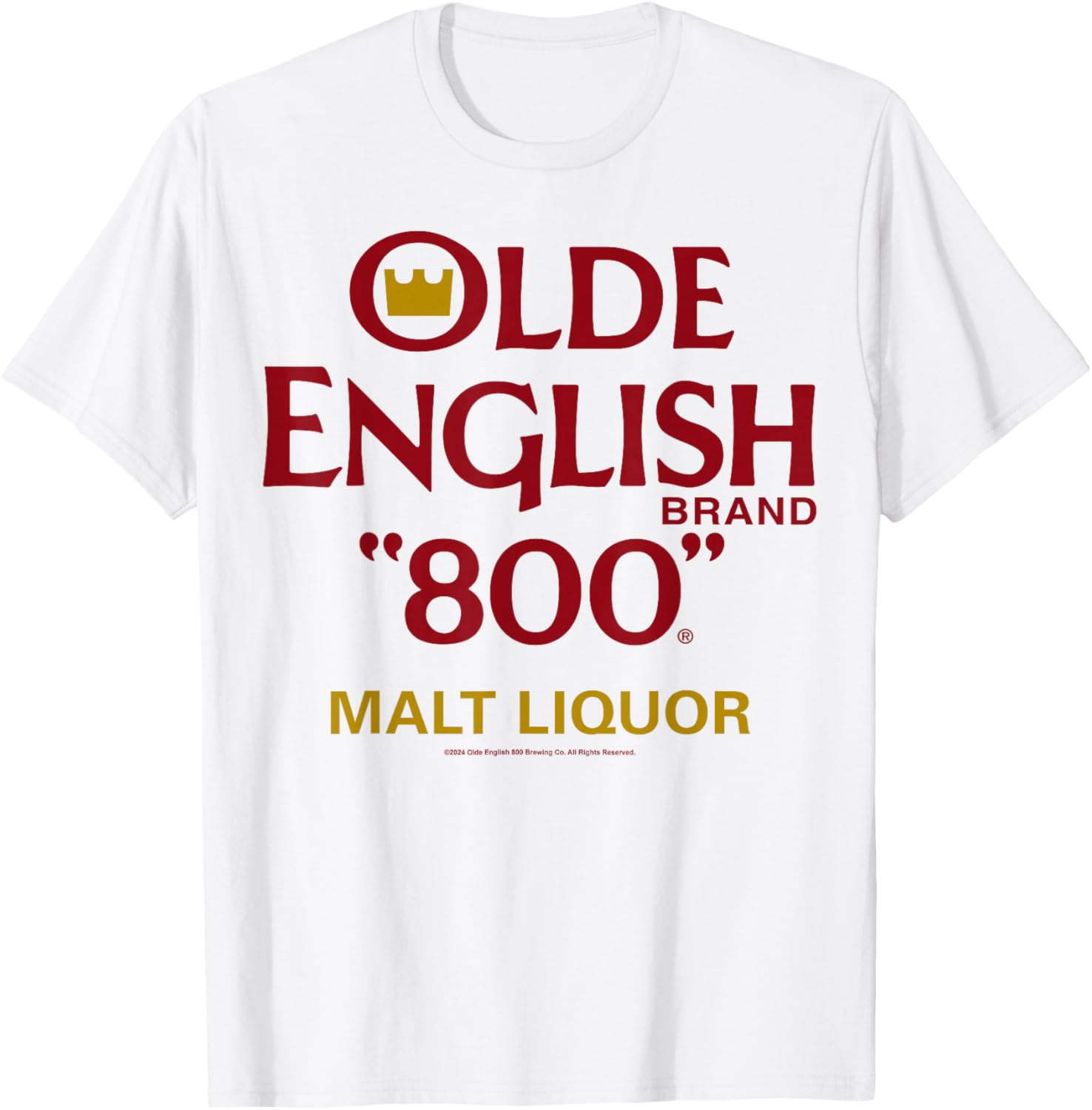 Old English 800 Malt Liquor T-Shirt - T-Shirt | White