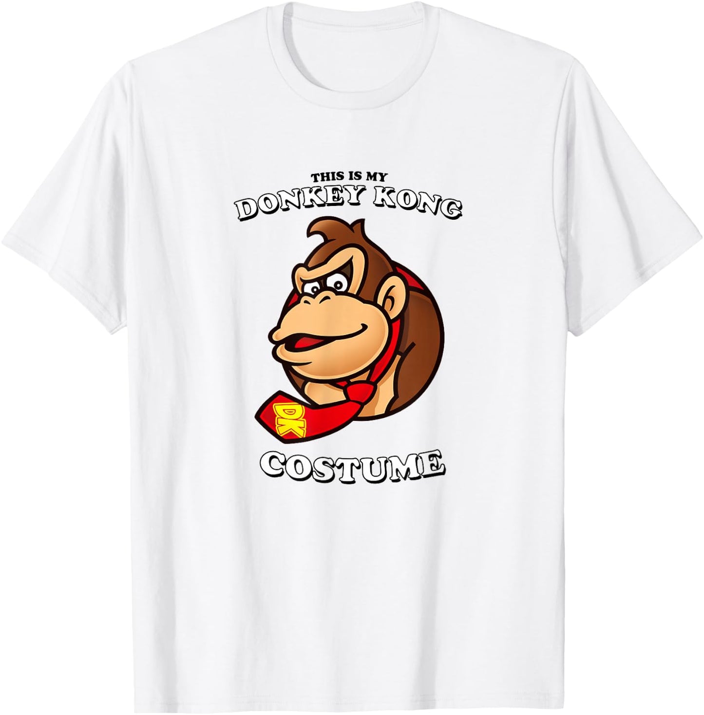 Super Mario Halloween This Is My Donkey Kong Costume T-Shirt - T-Shirt | White