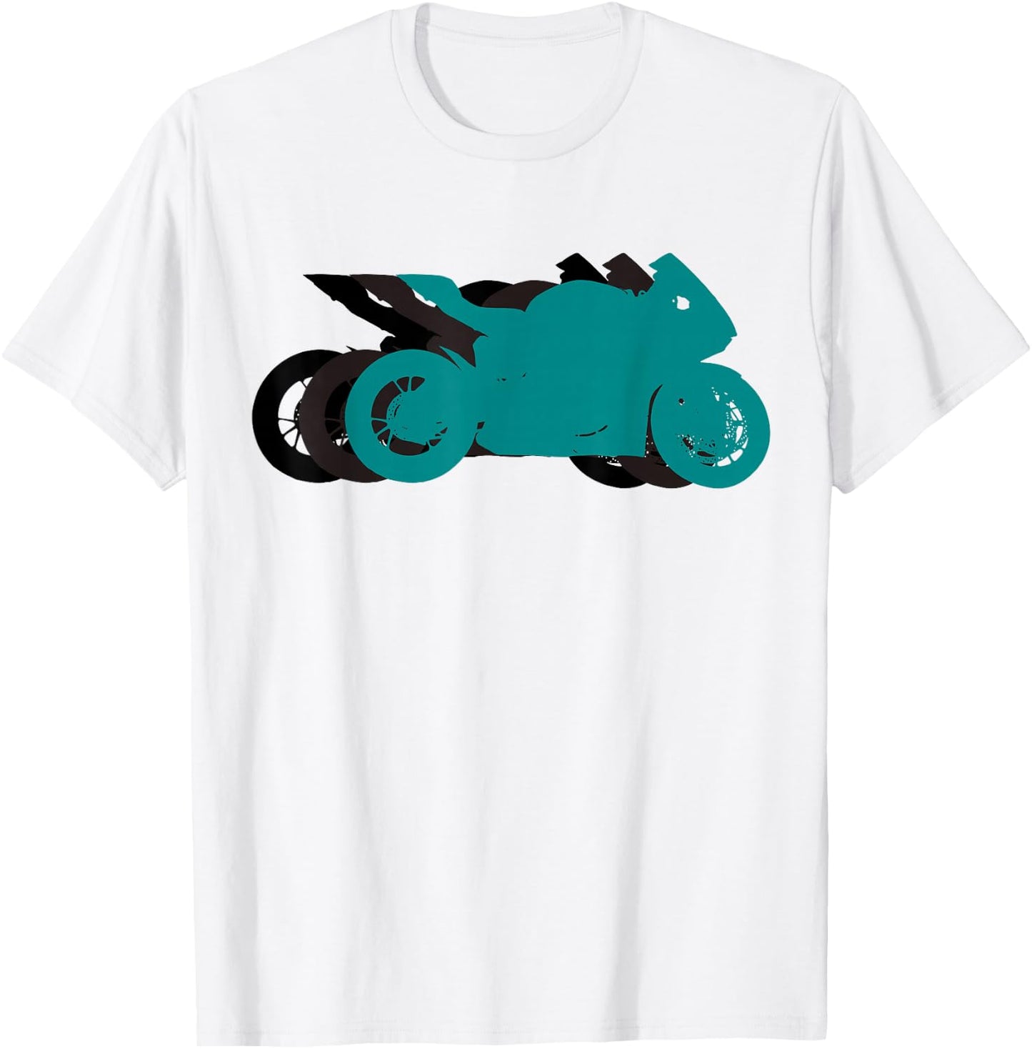 Sport Bike Crotch Rocket Gift Men Motorcycle Track Day T-Shirt - T-Shirt | White