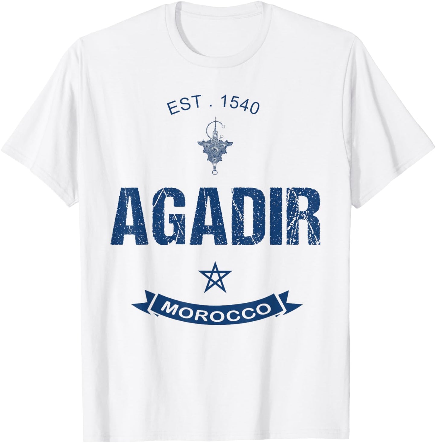 Agadir Moroccan T-Shirt - T-Shirt | White