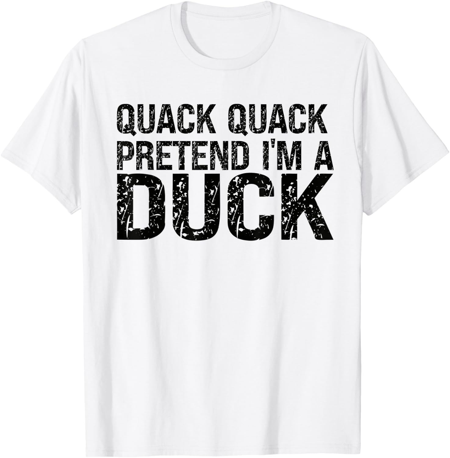 Pretend I'm A Duck Shirt Matching Kids Adult Duck Costume T-Shirt - T-Shirt | White