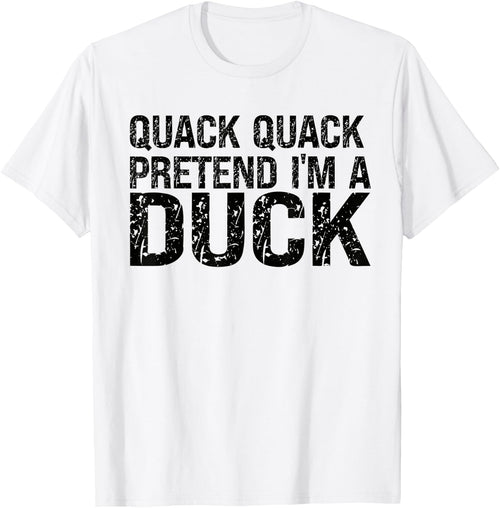 Pretend I'm A Duck Shirt Matching Kids Adult Duck Costume