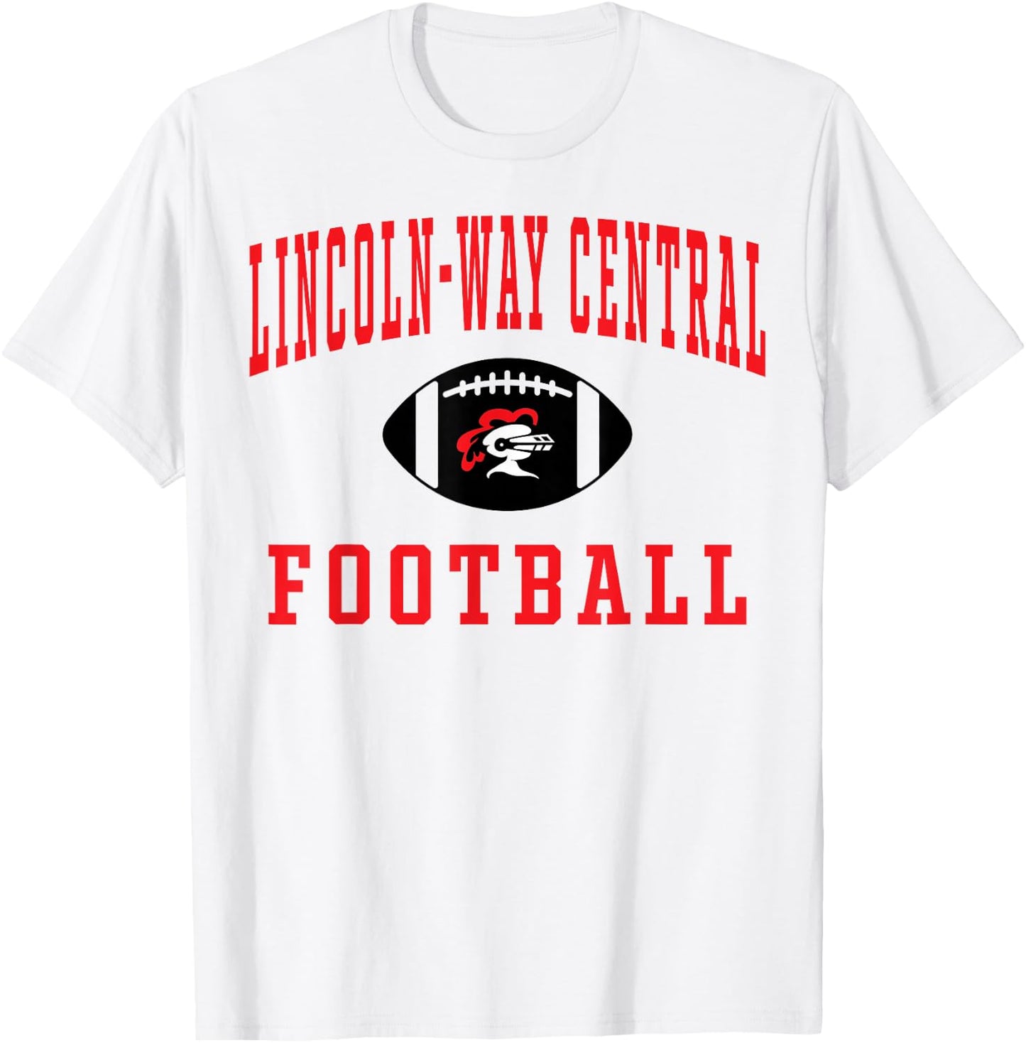 Lincoln-Way Central High School Knights C5 T-Shirt - T-Shirt | White