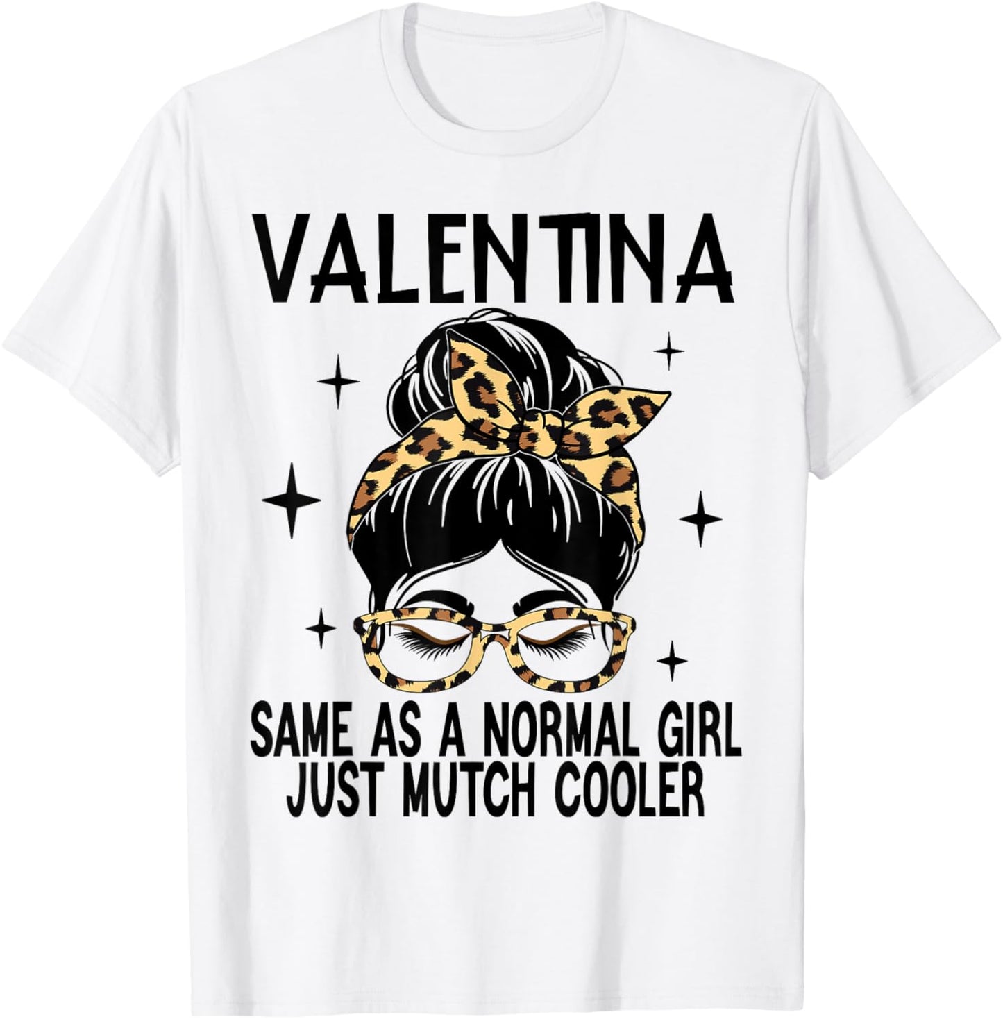 VALENTINA Costume Definition Personalized Name VALENTINA T-Shirt - T-Shirt | White