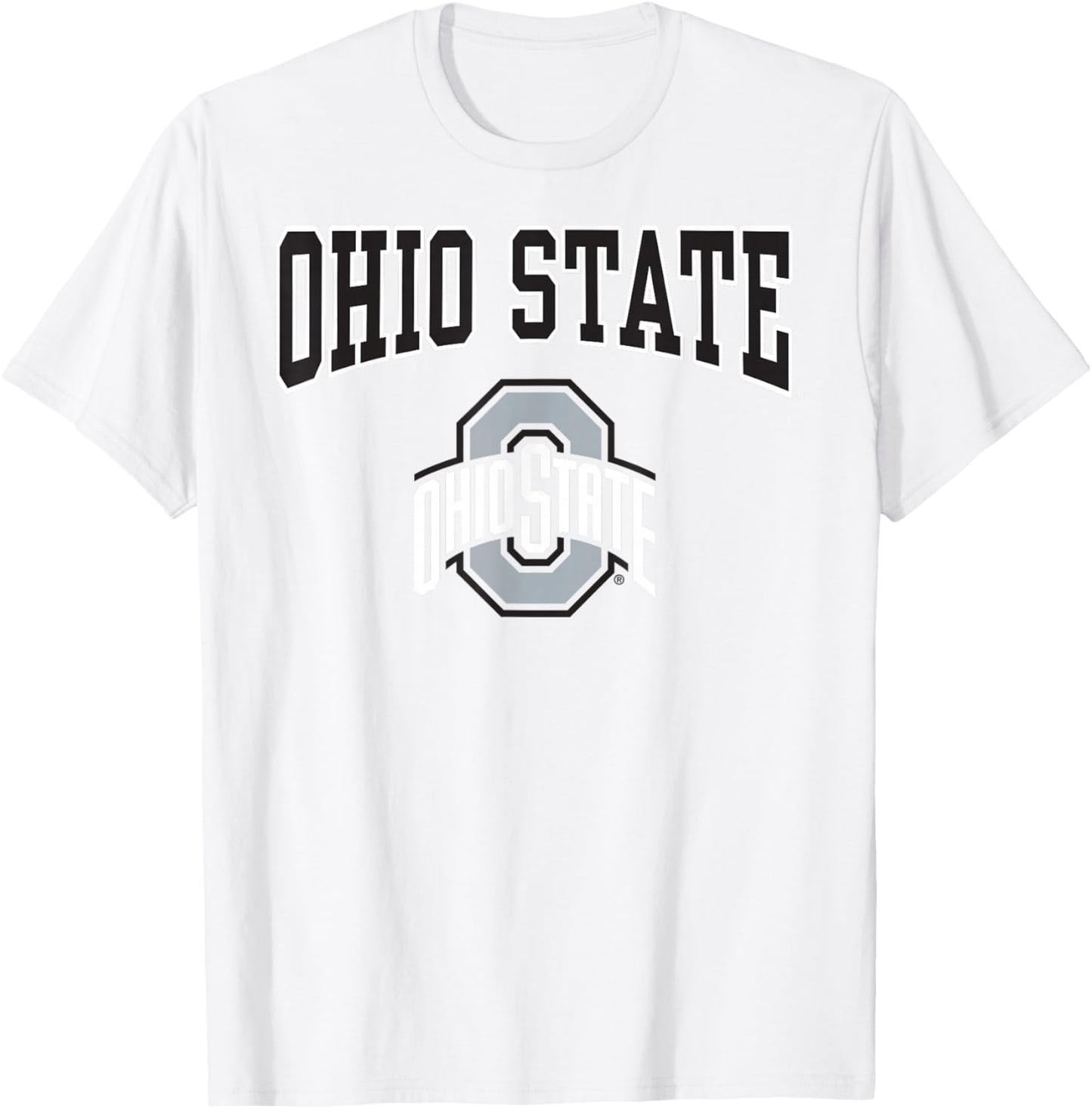 Ohio State Buckeyes Arch Logo Red Officially Licensed T-Shirt - T-Shirt | White