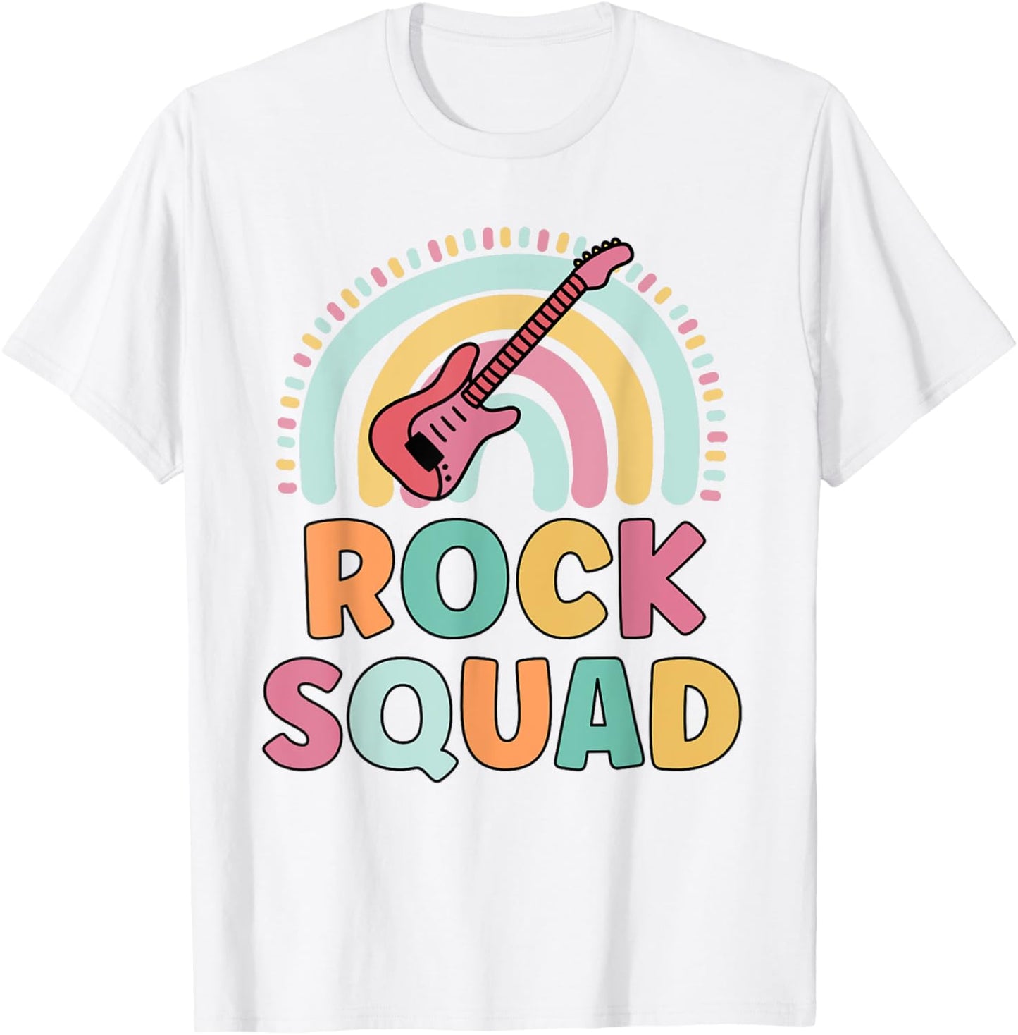 Rock Squad Funny Matching For Girls Band Rock T-Shirt - T-Shirt | White