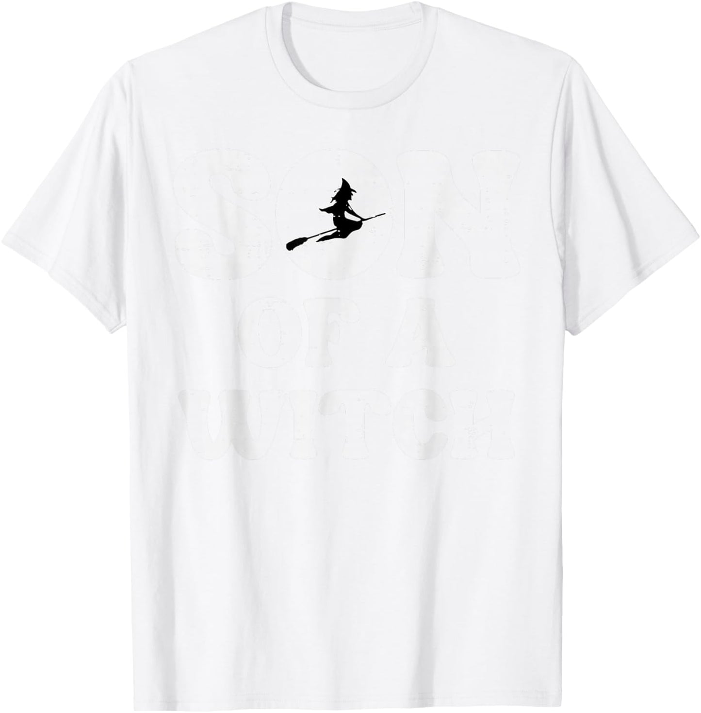Halloween Son of A Witch Funny Costume Family Boys Kids Teen T-Shirt - T-Shirt | White