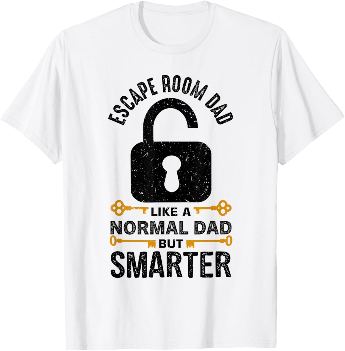 Cool Escape Room Game Design for Escape Room Dad T-Shirt - T-Shirt | White