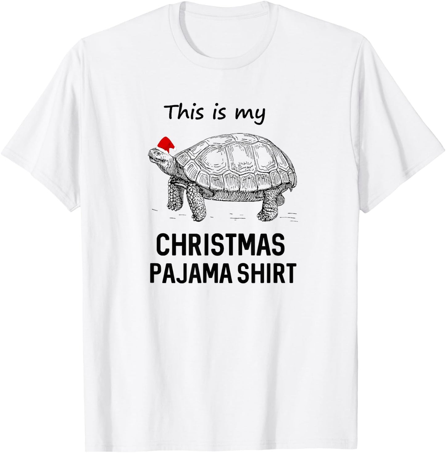 Russian Tortoise Christmas Pajama shirt Family Matching T-Shirt - T-Shirt | White