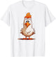 Funny Crazy Chicken for chicken lovers T-Shirt - T-Shirt | White