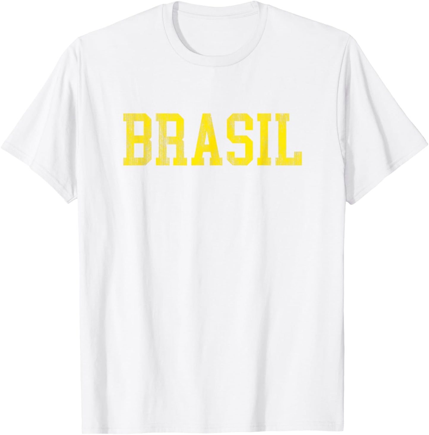 Vintage Brasil Souvenir Retro Brazil Brazilian Throwback T-Shirt - T-Shirt | White