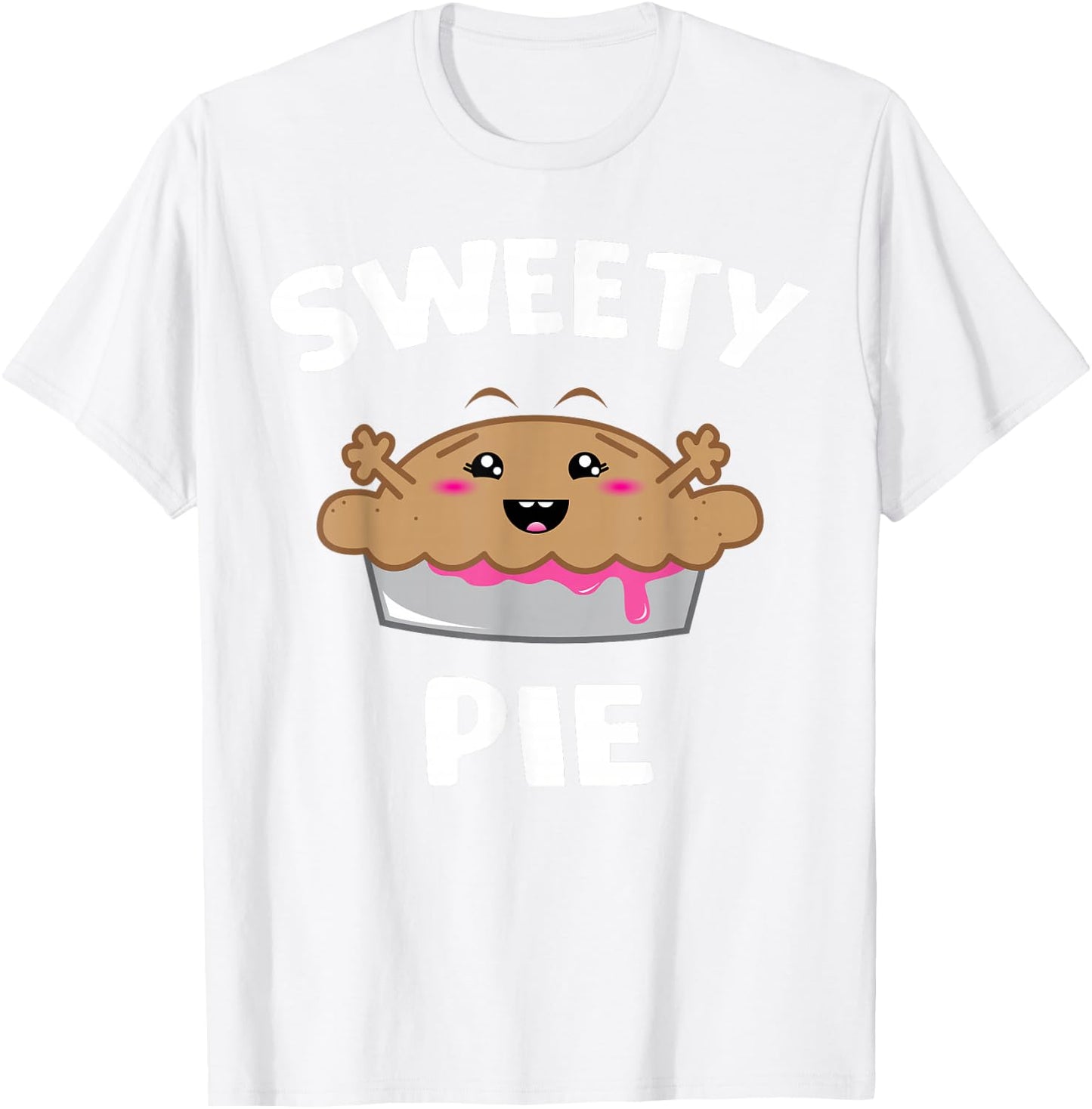 Sweety Pie - Cute Cartoon Sweetie Pie T-Shirt - T-Shirt | White