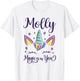 First Name Molly Personalized I Love Molly T-Shirt - T-Shirt | White