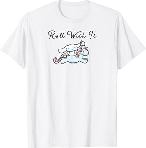 Cinnamoroll Roll With It T-Shirt - T-Shirt | White