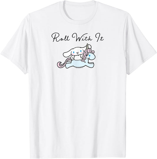 Cinnamoroll Roll With It T-Shirt - T-Shirt | White