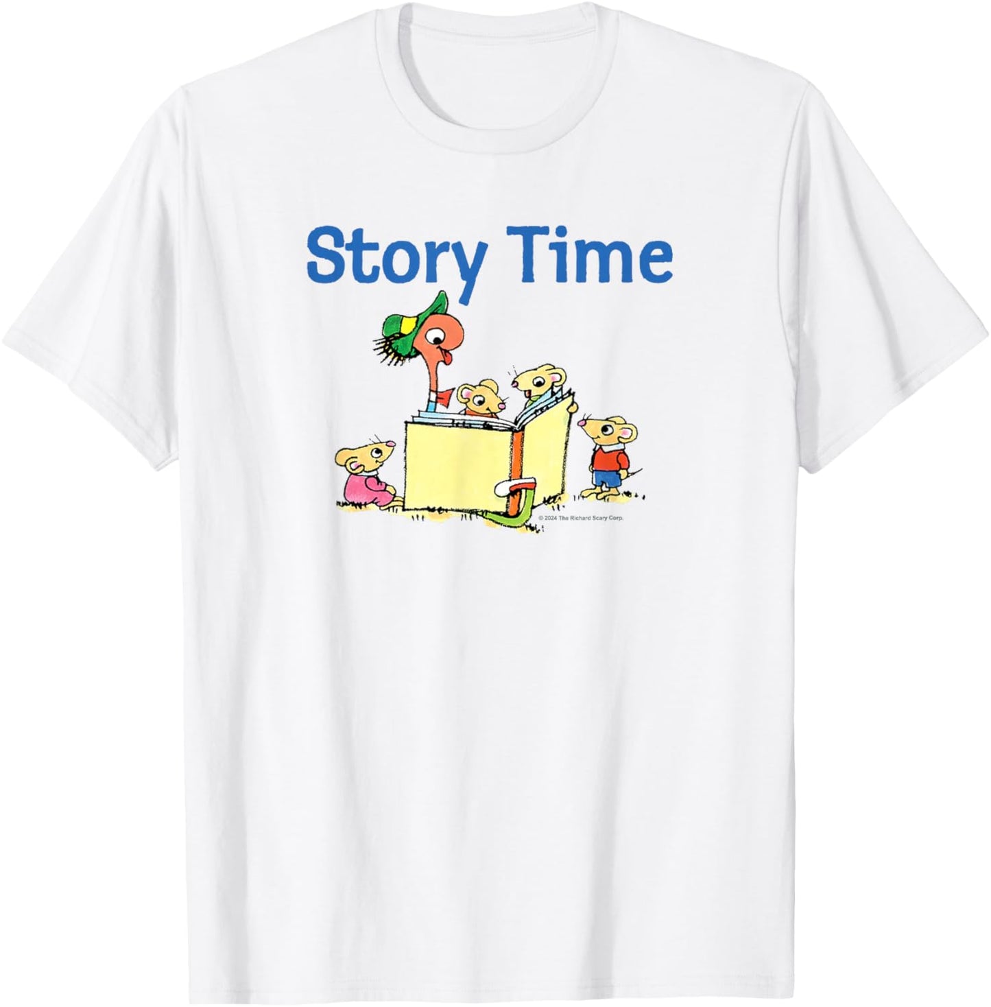 Richard Scarry Story Time T-Shirt - T-Shirt | White