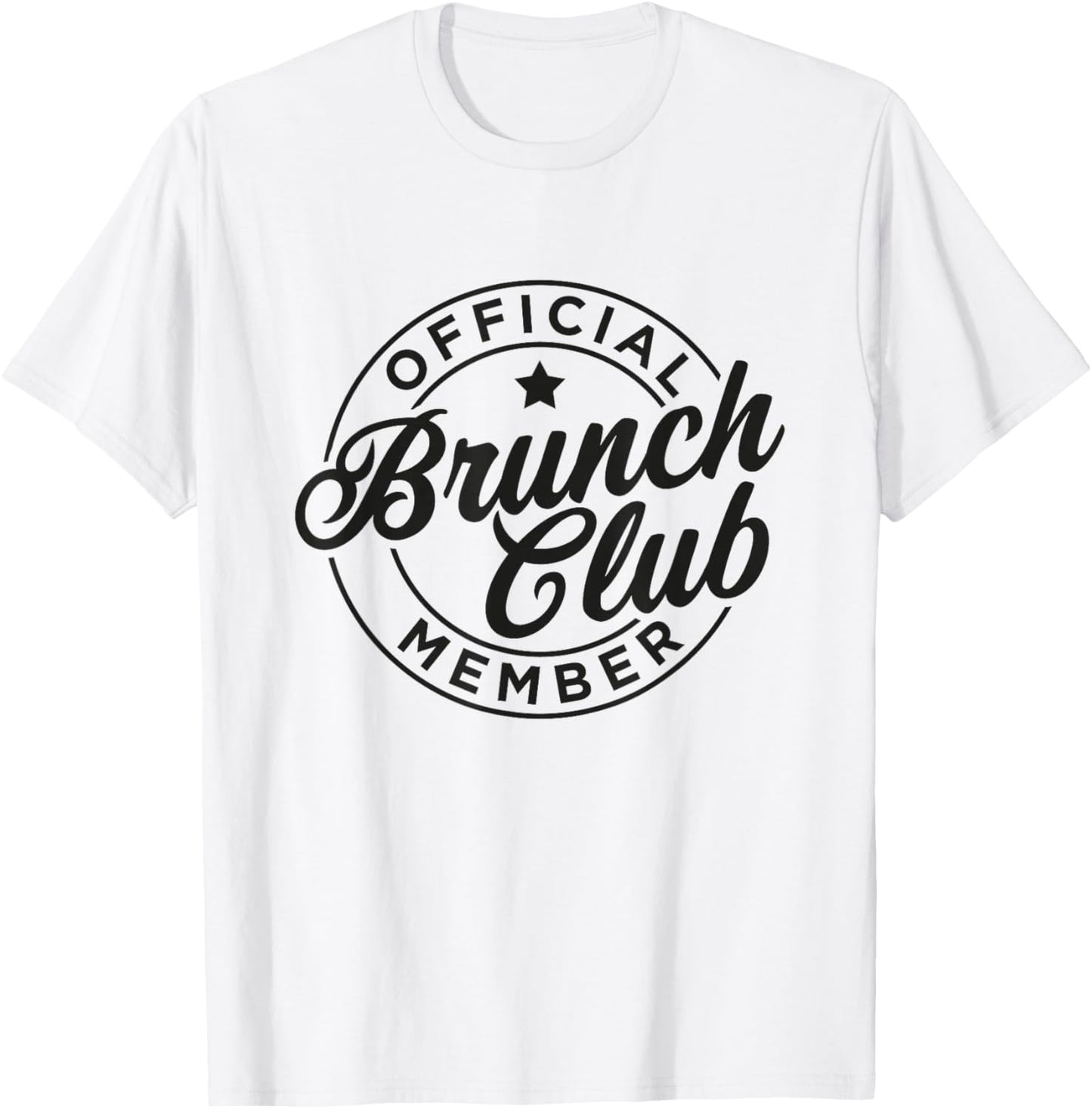 Brunch Club Official Member T-Shirt - T-Shirt | White