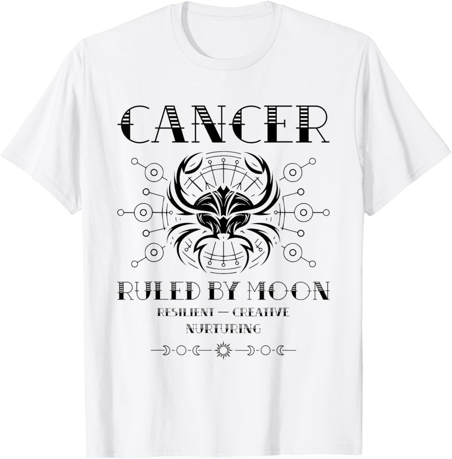 Cancer Zodiac Sign Personality Cancer T-Shirt - T-Shirt | White