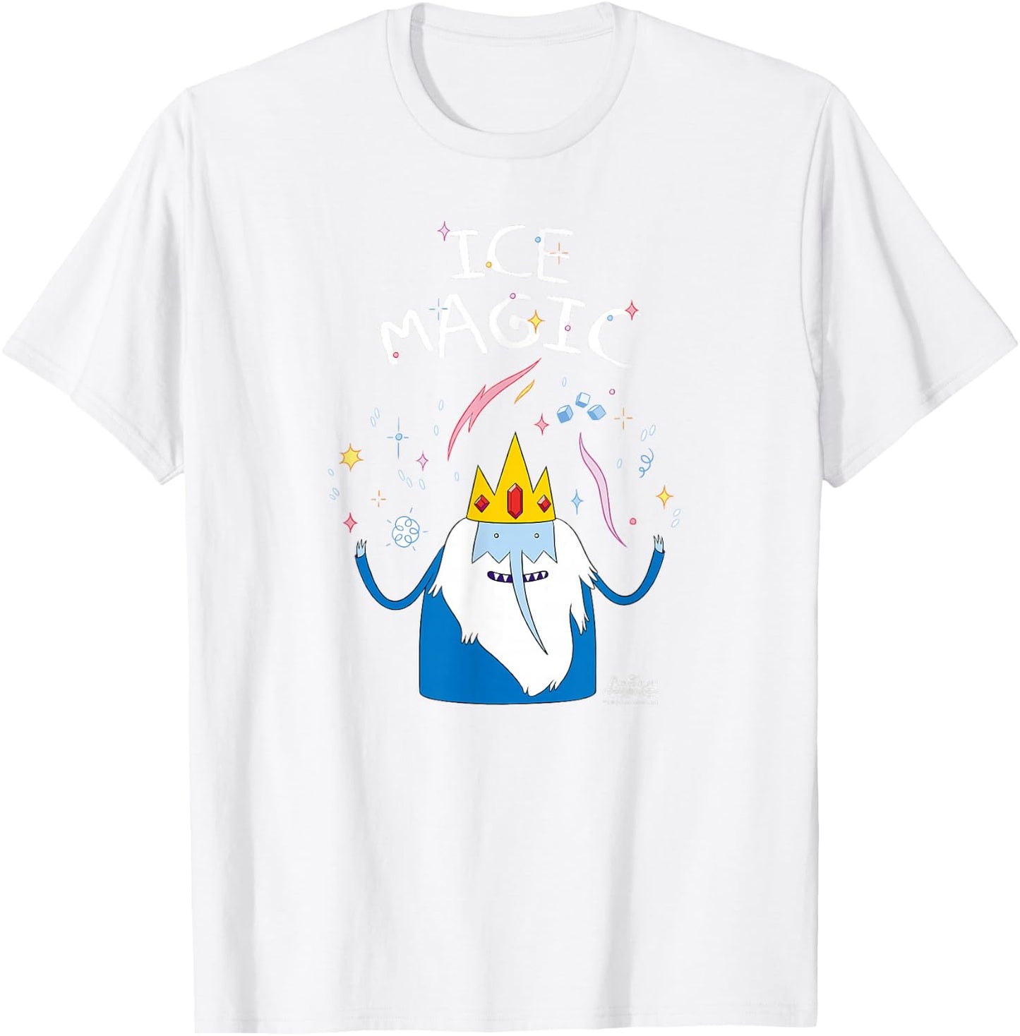 Adventure Time Ice King Magic T-Shirt - T-Shirt | White