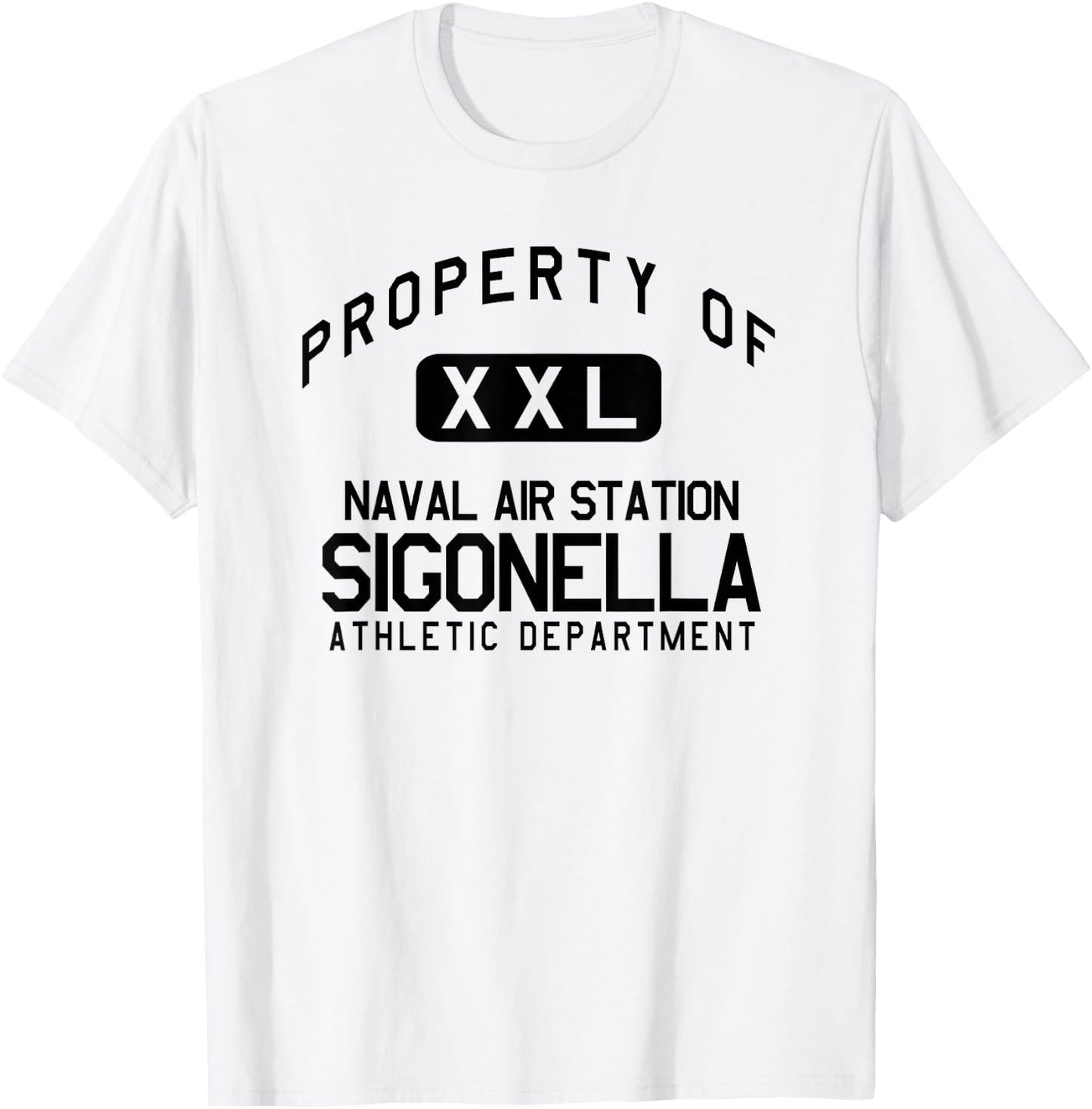 Property of Naval Air Station Sigonella Athletic Department T-Shirt - T-Shirt | White
